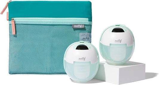 Motif Aura Glow Hands-Free Hospital Grade Breast Pump W/Nightlight