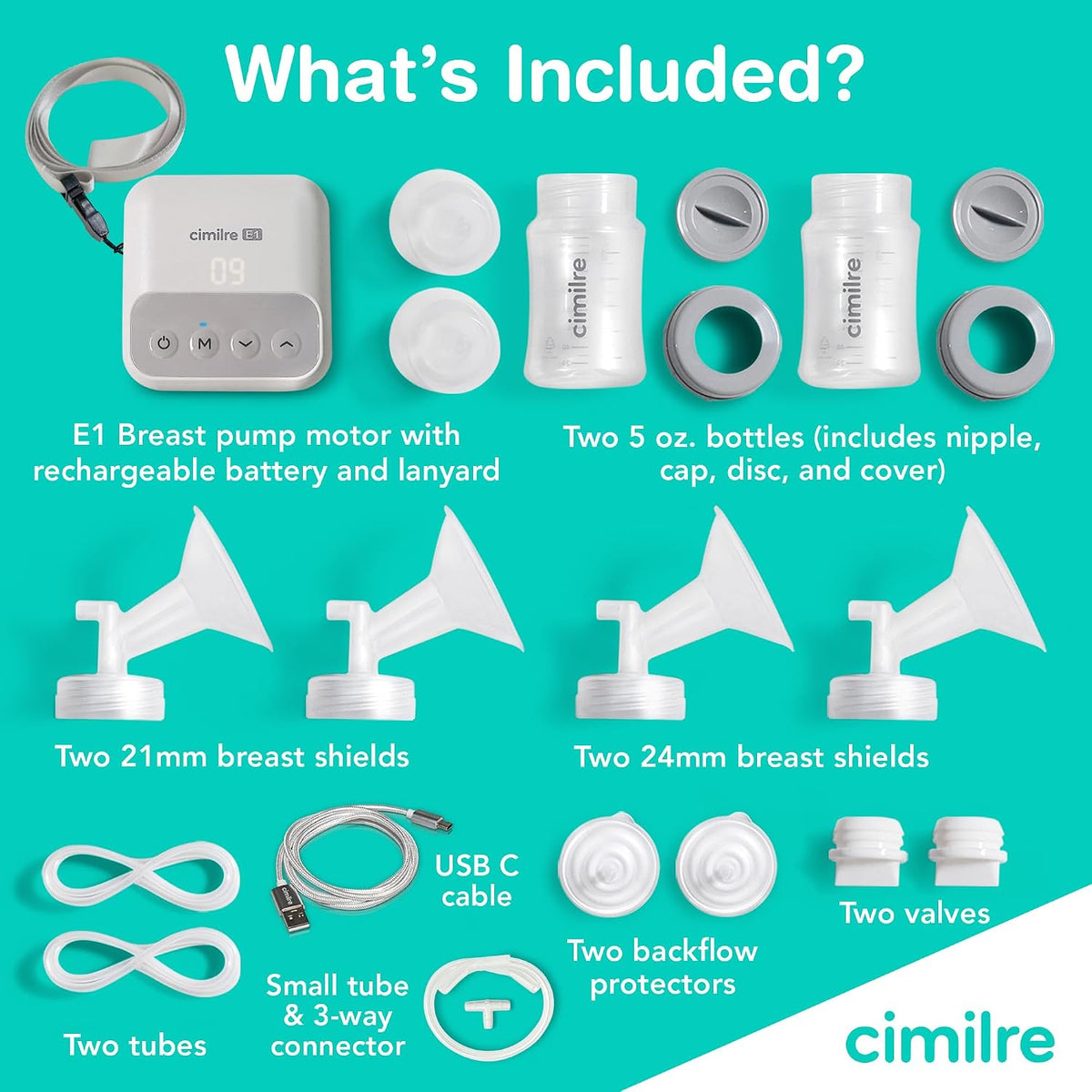 Cimilre E1 Portable Breast Pump